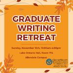 Graduate Writing Retreat